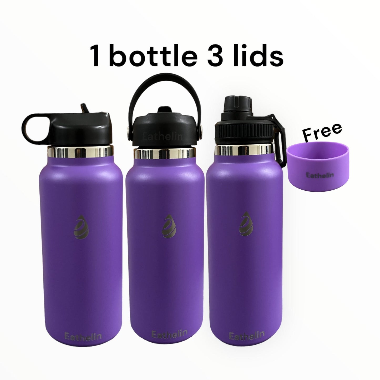 32 oz (950 ml) Stainless Steel Sports Water Bottle - Mauve