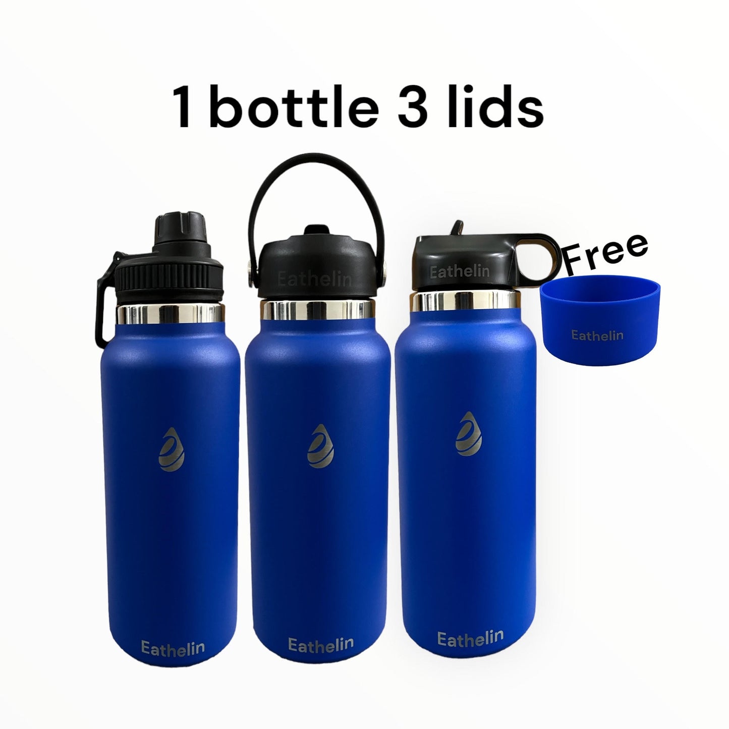 32 oz (950 ml) Stainless Steel Sports Water Bottle - Azul