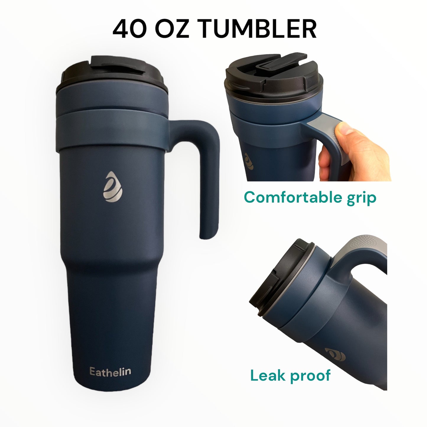 40oz (1200 ml) Metropolis Tumbler - Fern