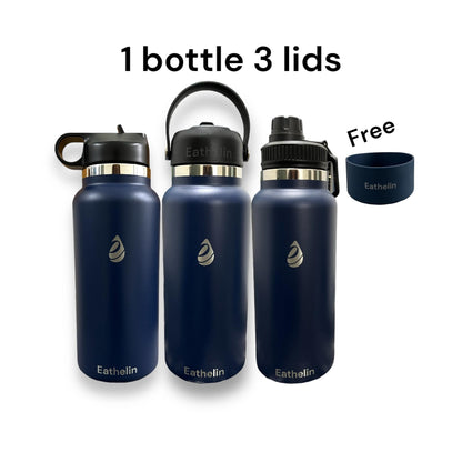 32 oz (950 ml) Stainless Steel Sports Water Bottle - Space Blue