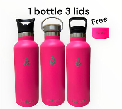 20 oz (600 ml) Stainless Steel Flask - Blossom